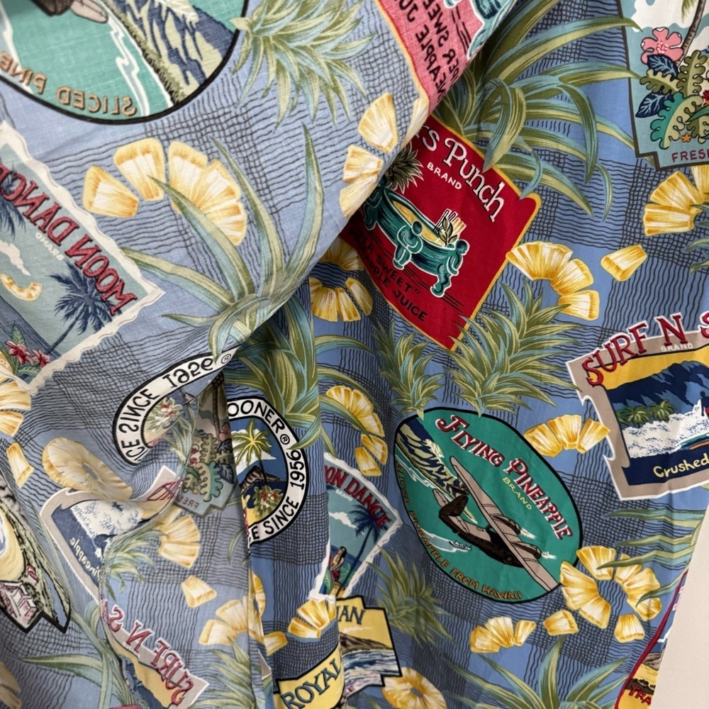 Reyn Spooner Tropical Hawaiian Pineapple Wrap Skirt - Picture 8 of 8